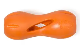 Іграшка для собак West Paw Qwizl Small Tangerine ZG090TNG 14 см (747473757429)