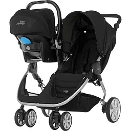 Коляска для двійні Britax-Romer B-Agile Double Cosmos Black (2000033222) - мініатюра 4