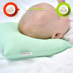 Подушка для немовлят Papaella ортопедична Maxi м'ятна (8-32583) - мініатюра 7