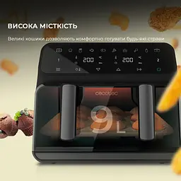 Мультипіч (аерогриль-фритюрниця) CECOTEC Cecofry Advance 9000 Window - мініатюра 3