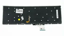 Клавіатура для ноутбука LENOVO (Y50-70, Y50-80) rus, black, без фрейма, підсвічування клавіш(оригінал)