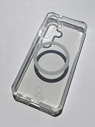 Оригінальний протиударний чохол для Samsung Galaxy S24 (S921) Itskins Ultra Hybrid MagSafe Прозорий - мініатюра 6
