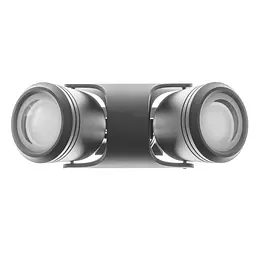 Підсвітка Brille фасадна настінна накладна IP44 AL-112/2 GU10 BK - мініатюра 2