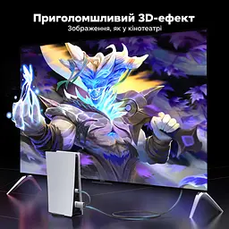 Відеокабель-перетворювач UGREEN HD169 HDMI - DisplayPort 4K 60 Гц 1,5 м темно-сірий (25153) - мініатюра 11