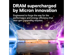 Пам'ять для настільних комп'ютерів Crucial 32 GB (2x16GB) DDR5 6400 MHz Pro Overclocking White (CP2K16G64C32U5W) - мініатюра 2