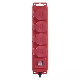 Фільтр мережевий 4 розетки 5 м Red 16А до 3.68 кВт Emos teh0024044
