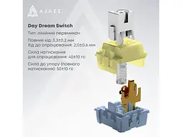 Клавіатура Ajazz AK820 Max Plus Black Grey Yellow (AK820MAX-DD-BGY) - мініатюра 10