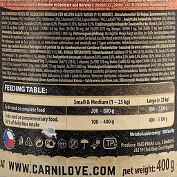 Вологий корм для цуценят Carnilove Salmon & Turkey 400 г (лосось та індичка) - мініатюра 5