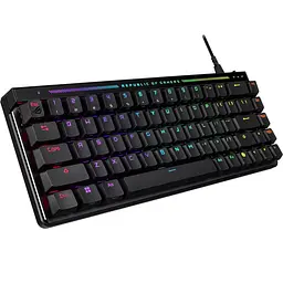 Клавіатура ASUS ROG Falchion Ace HFX 68key Magnetic Switches USB-A EN/UK RGB Black (90MP03VE-BKMA00) - мініатюра 5