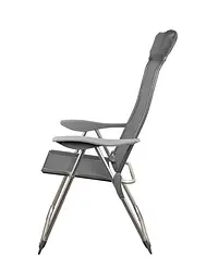 Складний стілець Levistella GP20022010 GRAY, 3 положення нахилу спинки, сірий, для дачі, вага 3,1 кг - мініатюра 2