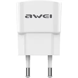 Зарядний пристрій AWEI C-832 Travel charger + Lightning cable 1USB 2.1A White - мініатюра 4