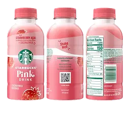Напій Starbucks Pink Drink Bottle Strawberry 333 мл - мініатюра 2