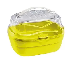 Пластикова переноска для гризунів Ferplast Aladino Medium, 36×26×23 см - мініатюра 2