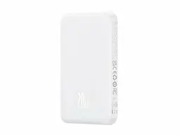 Магнітний павербанк Baseus Magnetic 5000 mAh 20 W з бездротовою зарядкою MagSafe та індикатором заряду білий - мініатюра 6