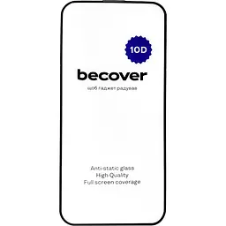 Захисне скло BeCover для Apple iPhone 15 Pro Max 10D Black (711332) - мініатюра 3