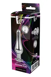 Анальна пробка Gleaming Love Pleasure Plug L 12.7 см (срібляста) - мініатюра 5