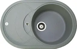 Кухонна мийка Adamant Shell 770x495x200 світло-сірий 248223, Сірий