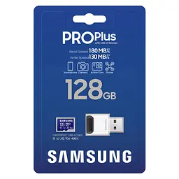 Карта пам'яті Samsung 512GB microSDXC class 10 UHS-I U3 V30 Pro Plus (MB-MD512SB/WW) - мініатюра 3