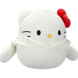 М'яка іграшка Squishmallows Hello Kitty Хелоу Кітті в образі Сіннаморолл 20 см (SQSN00389) - мініатюра 7