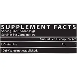 Амінокислота Nutrex Research Glutamine Drive Black 300 г - мініатюра 2