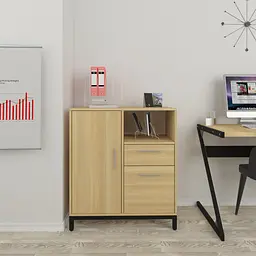 Тумба офісна L-800 combi Loft Design (Дуб Борас)