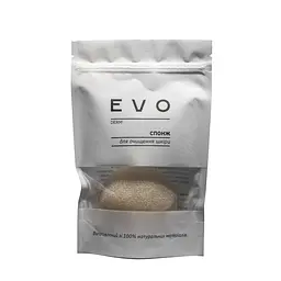 Конжаковий спонж EVO derm (молочний)