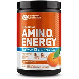 Передтренувальний комплекс Optimum Nutrition Essential Amino Energy+Electrolytes, 285 грам - Мандарин