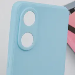 Силіконовий чохол Candy Full Camera для Oppo Reno 8 T 4G Бірюзовий / Turquoise - мініатюра 5