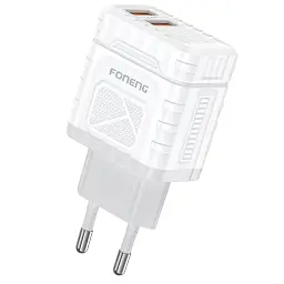 Зарядний пристрій Foneng EU57 (2USBх2.4A) White (EU57-CH)
