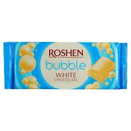 Упаковка шоколаду Roshen Білий пористий 80 г х 20 шт - мініатюра 2