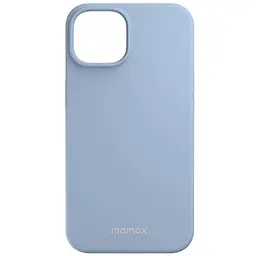 Чохол iPhone 14 Pro Momax Silicone 2.0 Case with MagSafe, Blue (MSAP22MB)