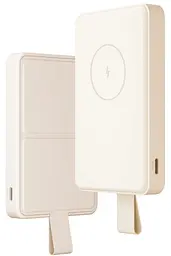 Бездротовий магнітний зовнішній акумулятор Xiaomi 6000mAh 15W Magnetic Power Bank (BHR9074GL) Beige - мініатюра 8