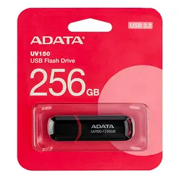 USB флеш-накопичувач USB 3.2 - A-Data UV150 256Gb чорний (AUV150-256G-RBK) - мініатюра 5