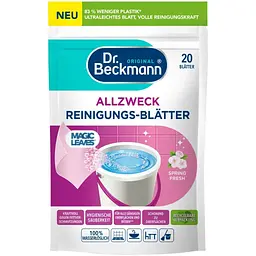 Засіб для миття підлоги Dr. Beckmann Magic Leaves Розчинні серветки для прибирання Весняна свіжість 20 шт. (4008455097312)