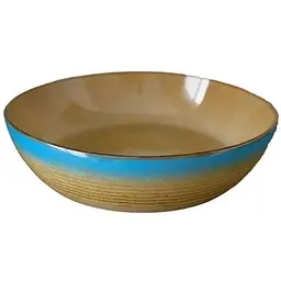 Тарілка LOS`K супова 19,5см Helen Blue Brown