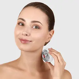 Звуковий масажер для обличчя та тіла GESKE Sonic Cool & Warm Face and Body Massager 9 в 1 білий - мініатюра 9