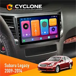 Штатна магнітола Subaru Legacy 2009-2014 Cyclone C9-001 2x32 CPL Cyclone (НФ-00002826)