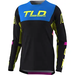 Велоджерсі Troy Lee Designs Sprint Jersey Fractura Black/Pink L (1106-323331004)