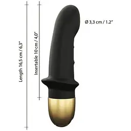 Вібратор Dorcel Mini Lover Black 2.0 перезаряджається - мініатюра 5