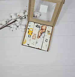 Набір з 4 муслинових серветок a.l.babybox Лісова мелодія - мініатюра 5