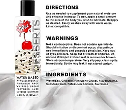 Їстівний лубрикант Wet Whipped Cream (зі смаком вершків) 89 мл - мініатюра 2