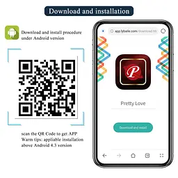 Анальна пробка Pretty Love Anthony Smart App 15 см (чорний) - мініатюра 18