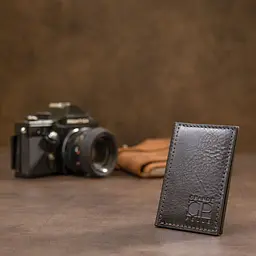 Шкіряна невелика візитниця Grande Pelle 11501 чорний - мініатюра 7