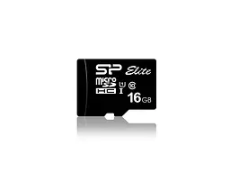 Карта пам'яті Silicon Power Elite microSDHC Class 10 UHS-I 16 GB (SP016GBSTHBU1V10)