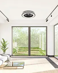 Стельовий світильник Polux 325808 Kenya Led max 1x48W 3000K-6000K 5300Lm IP20 Bk - мініатюра 3