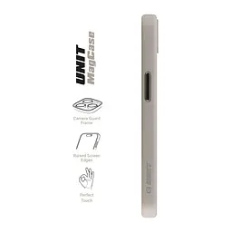 Чехол Apple iPhone 16e/17e, Unit MagSafe, серый, прозрачный, MagSafe, противоударный, магнитный, панель-накладка с поддержкой MagSafe, с поддержкой беспроводной зарядки, TPU+PC, защита всего корпуса, ударопрочный, ArmorStandart (ARM83876) - мініатюра 3
