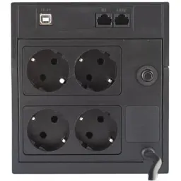 Пристрій безперебійного живлення Powercom RPT-2000AP LCD SCHUKO - мініатюра 3