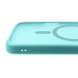 Чехол для Apple iPhone 17 Pro Max, Lush MagCase, бирюзовый, противоударная панель-накладка из TPU и PC, полупрозрачный чехол с MagSafe (с магнитом), с защитой камеры, поддержка беспроводной зарядки, защита всего корпуса, ArmorStandart (ARM87505) - мініатюра 5