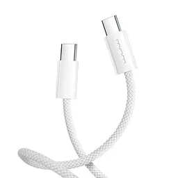 Кабель WUW-X200 Type-C to Type-C PD 60W білий - мініатюра 3