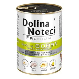 Консерва Dolina Noteci Premium 400г для собак з гусем і картоплею